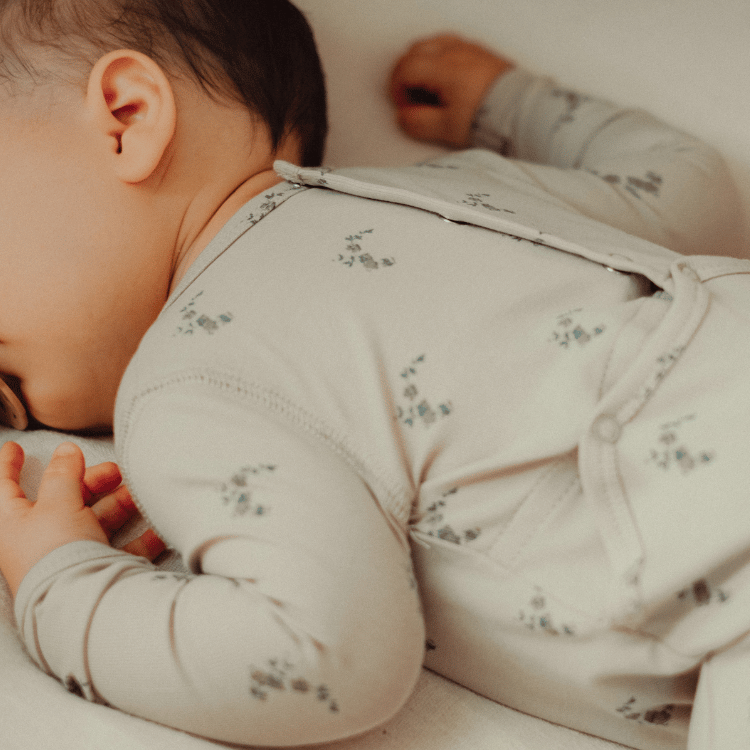 The Printed Baby Gown - Nola Blue Boys Girls