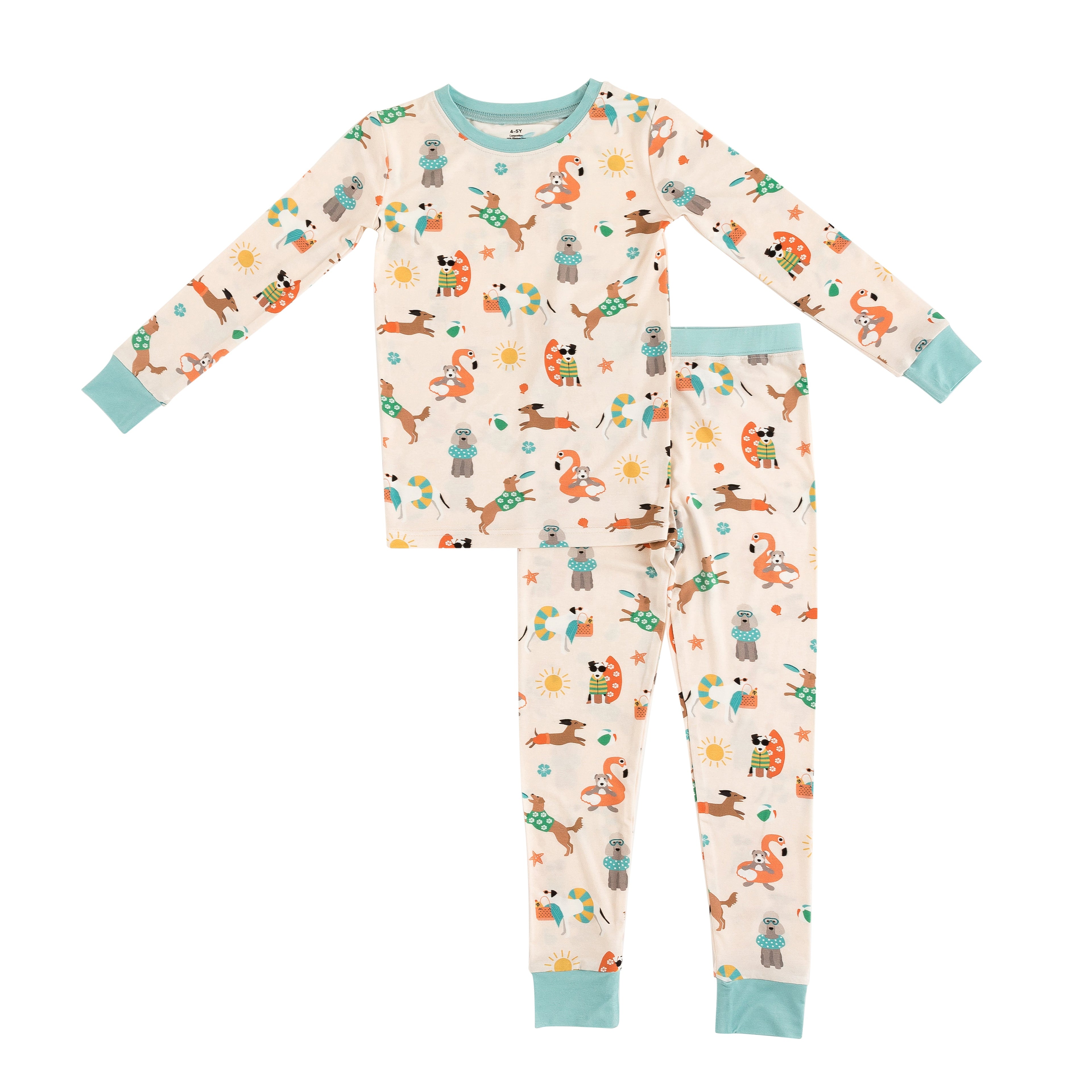 Pups in the Sun (Long Sleeve PJ) - Girls Boys
