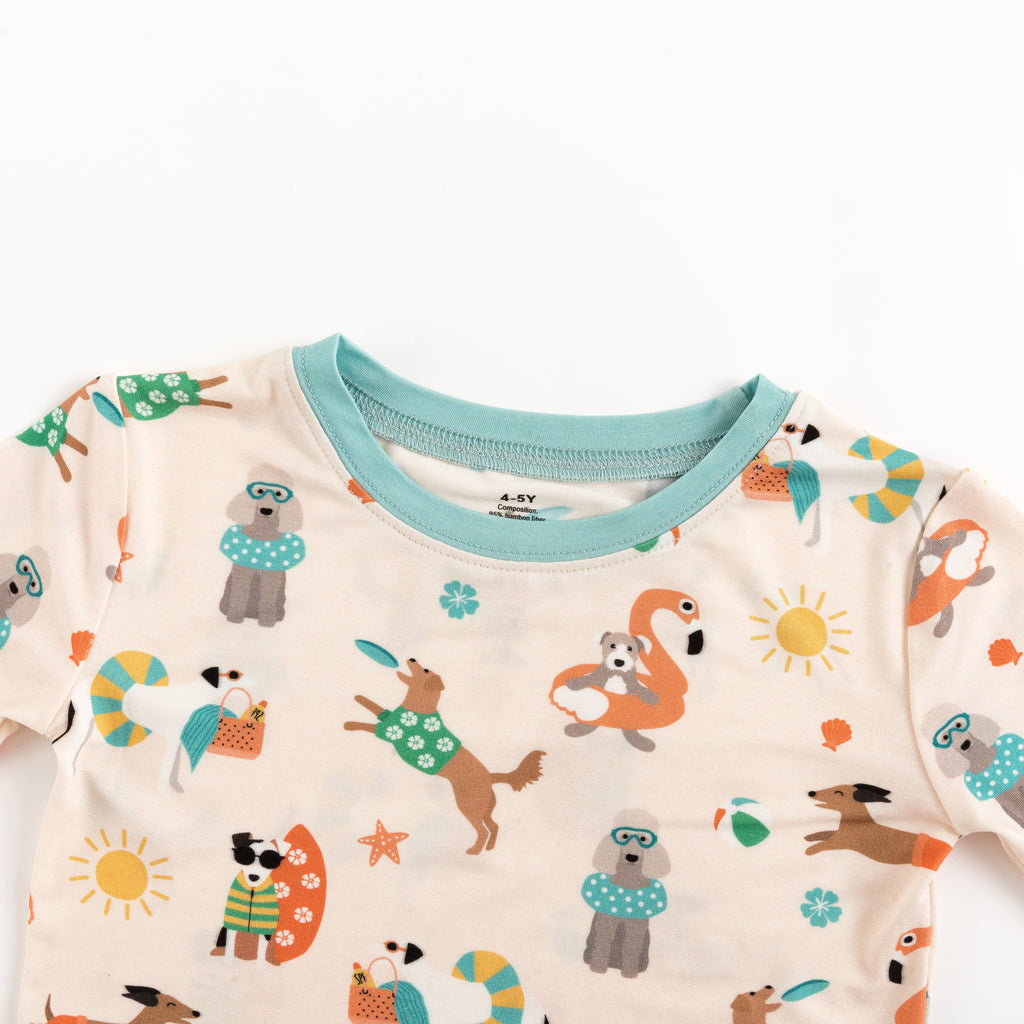 Pups in the Sun (Long Sleeve PJ) - Girls Boys