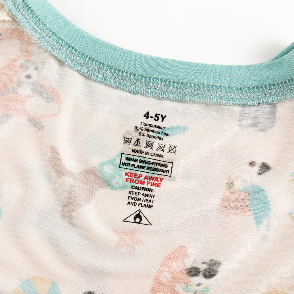 Pups in the Sun (Long Sleeve PJ) - Girls Boys