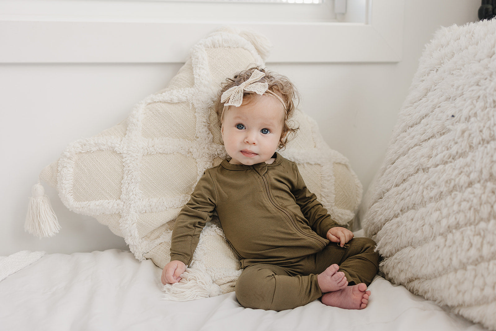 Solid Bamboo Zippy Pajamas - more colors Boys Girls