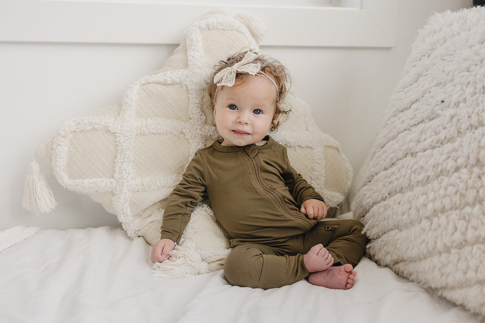 Solid Bamboo Zippy Pajamas - more colors Boys Girls