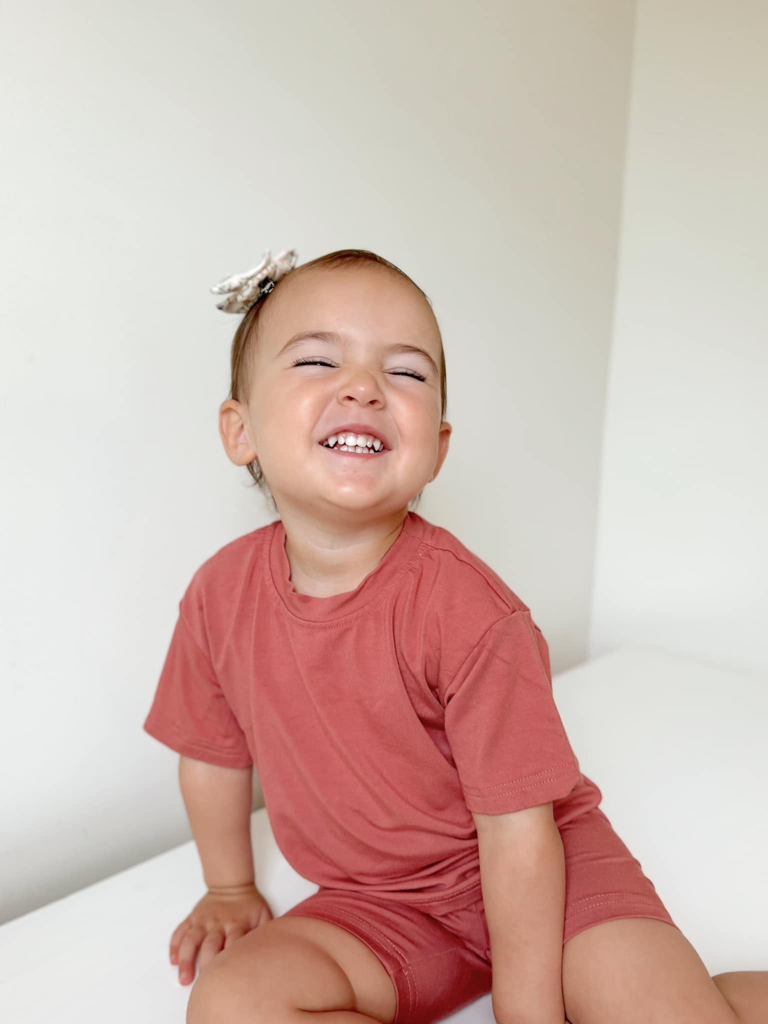 Bamboo Tee & Bike Shorts - sold as separates Boys Girls
