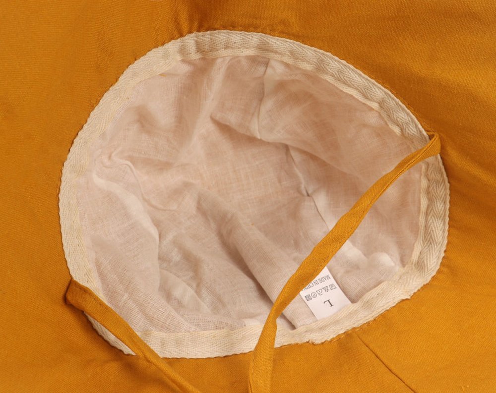 Wide Brim Kids Linen Sun Hat – Breathable UV Protection Toddler Bucket Hat - Baileys Boys Girls