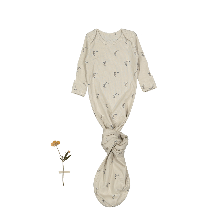 The Printed Baby Gown - Nola Blue Boys Girls