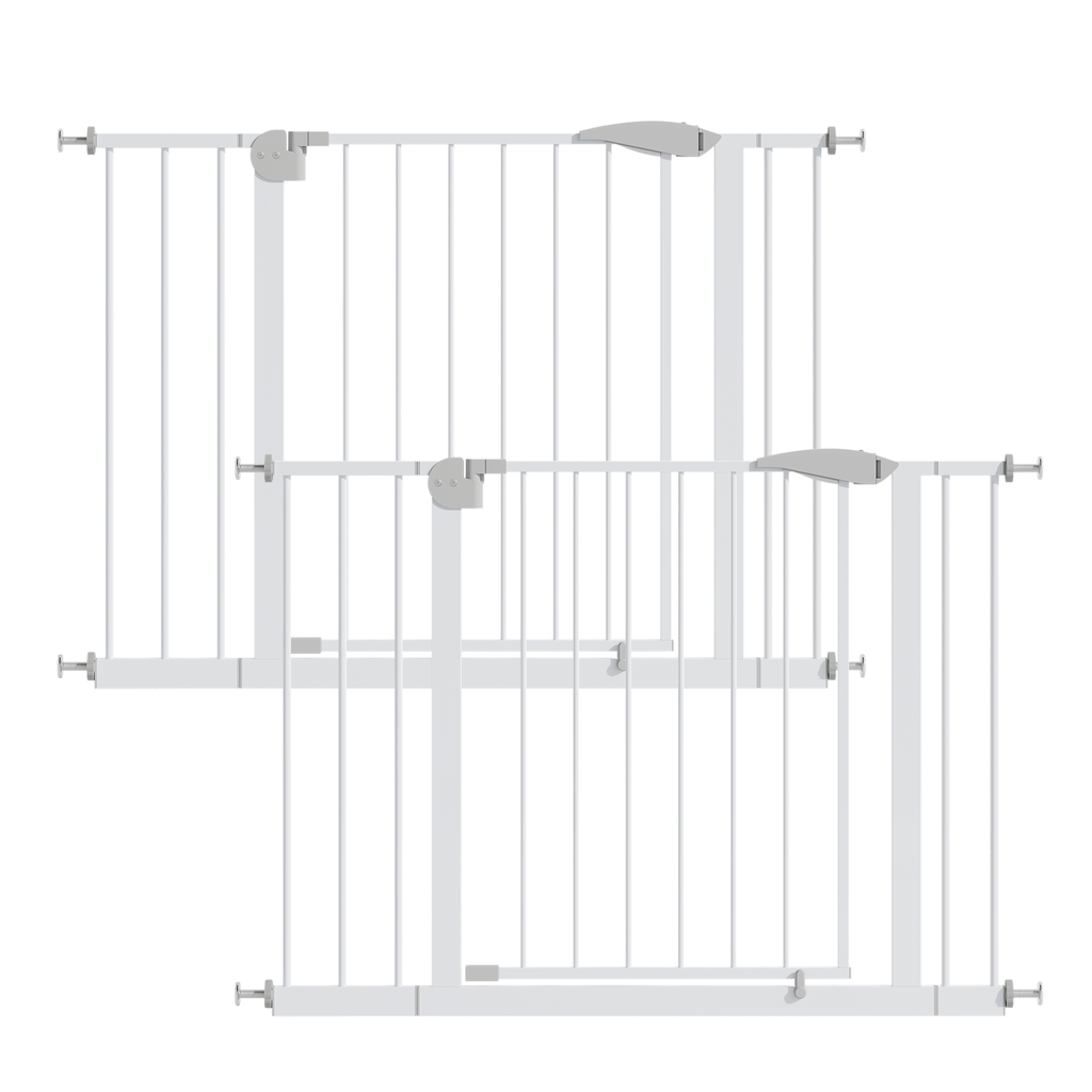 2 Pack 29.5-44.1" Wide Baby Gate for Stairs and Doorways