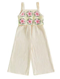 Crochet Flower Romper Girls