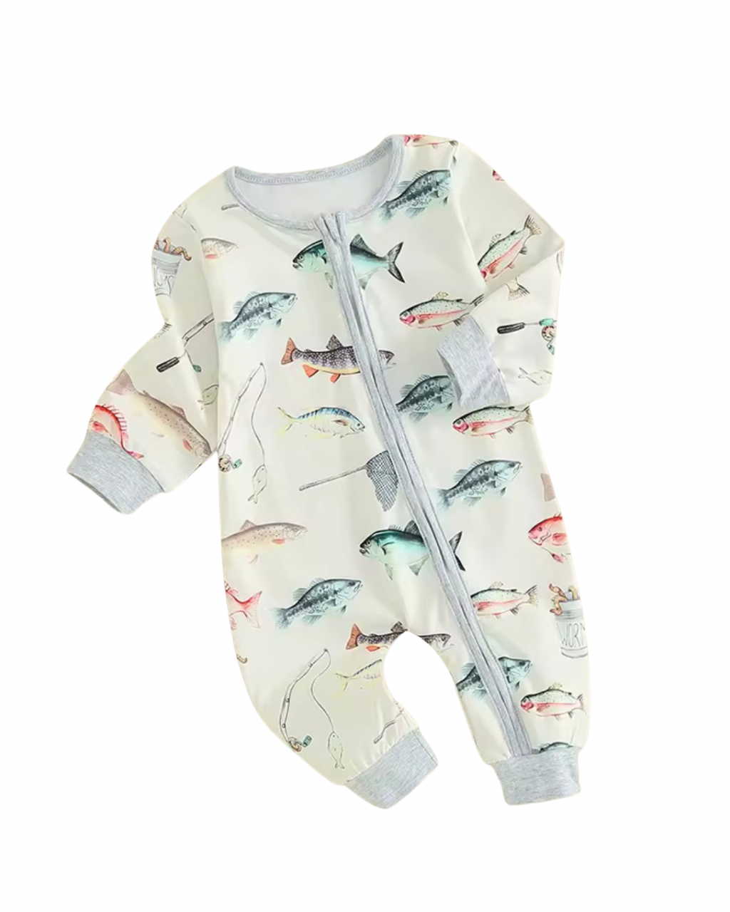 Fishing Romper - Girls Boys