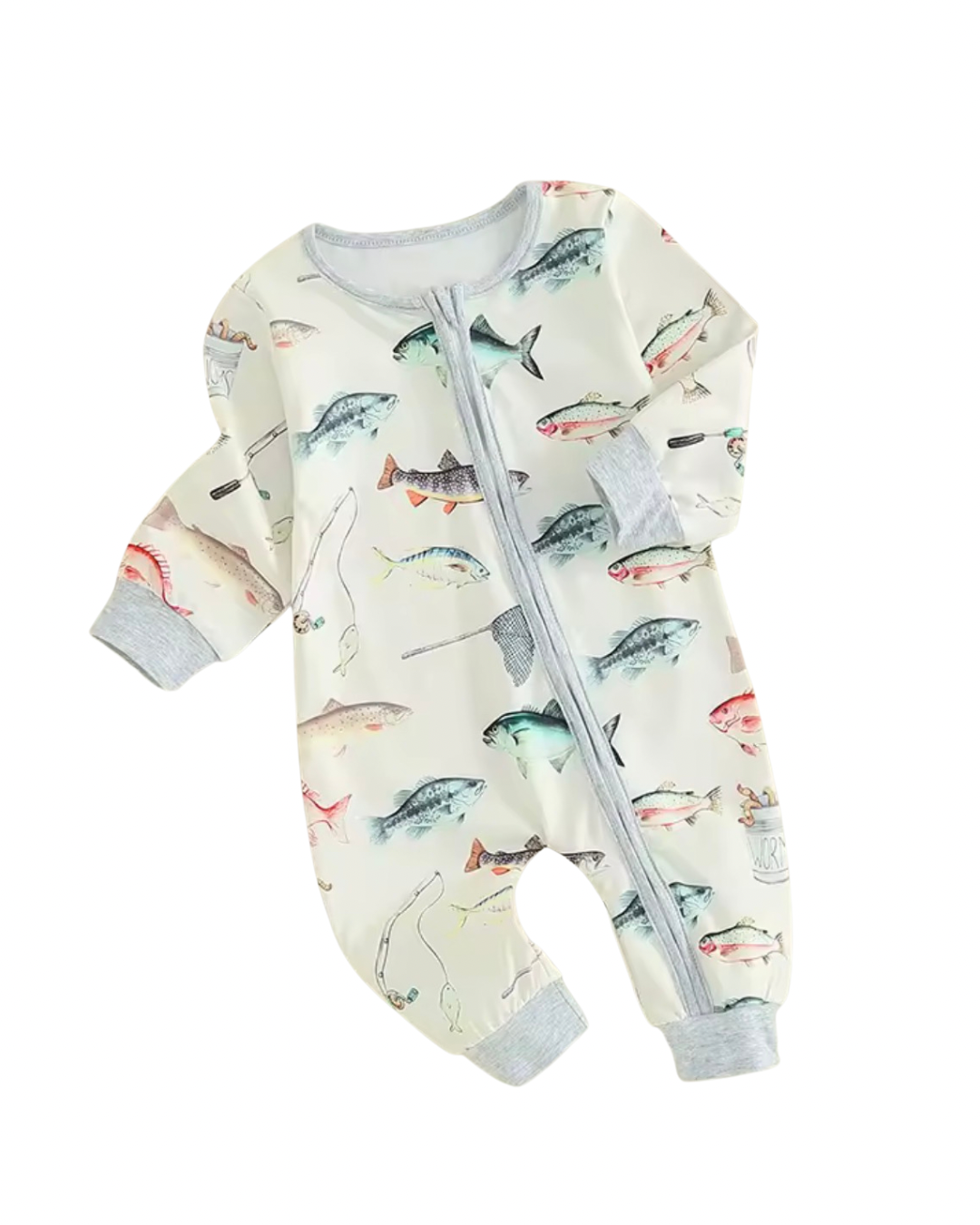 Fishing Romper - Girls Boys