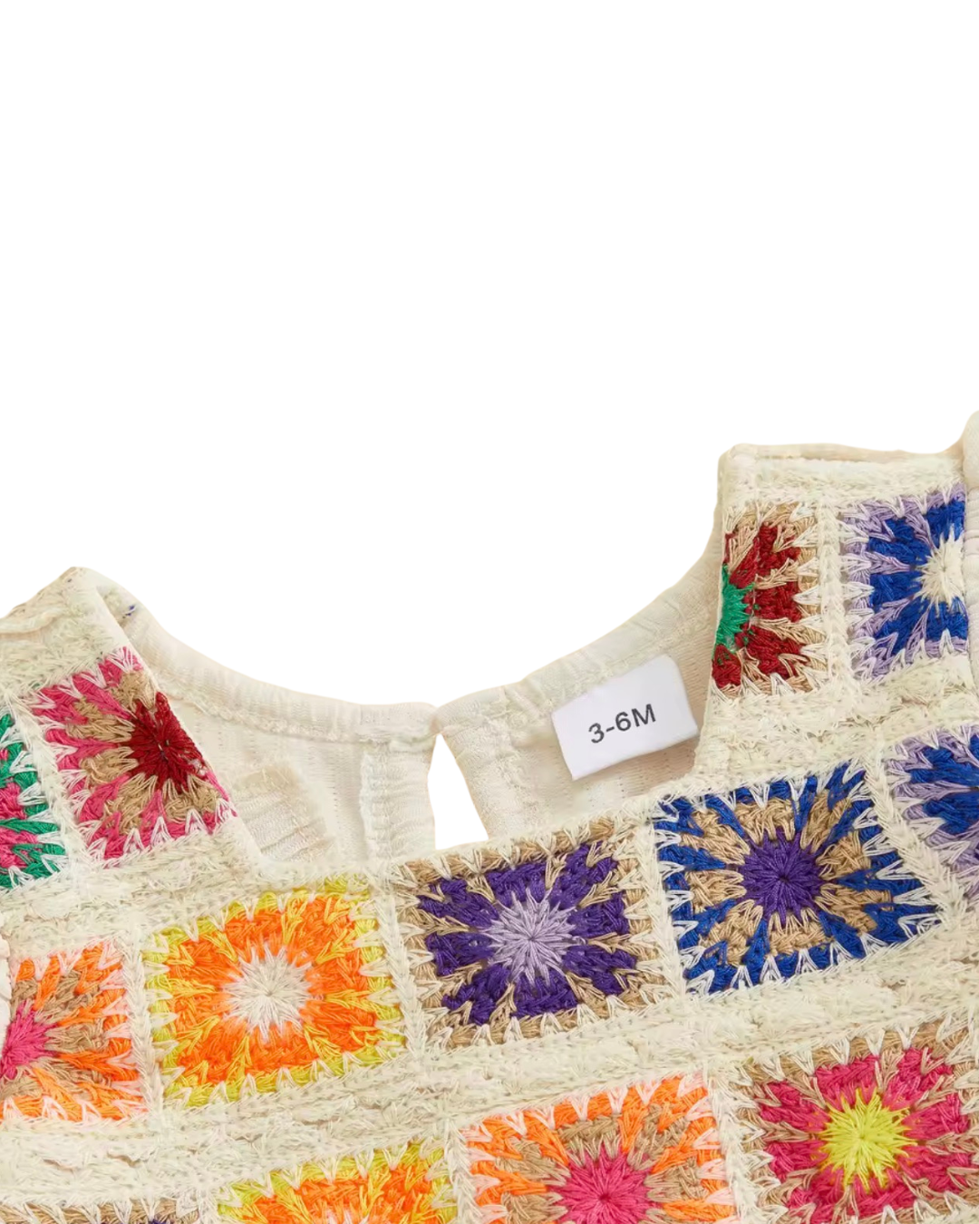 Vibrant Crochet Dress Girls