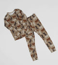 Cow Camo Print Bamboo Set Boys Girls