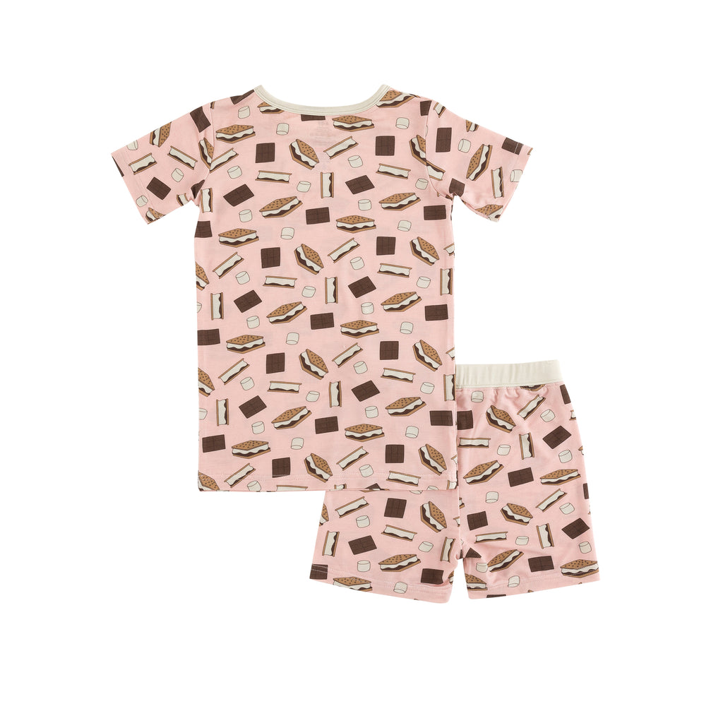 S'more to Love (Short PJ Set) - Pink Girls