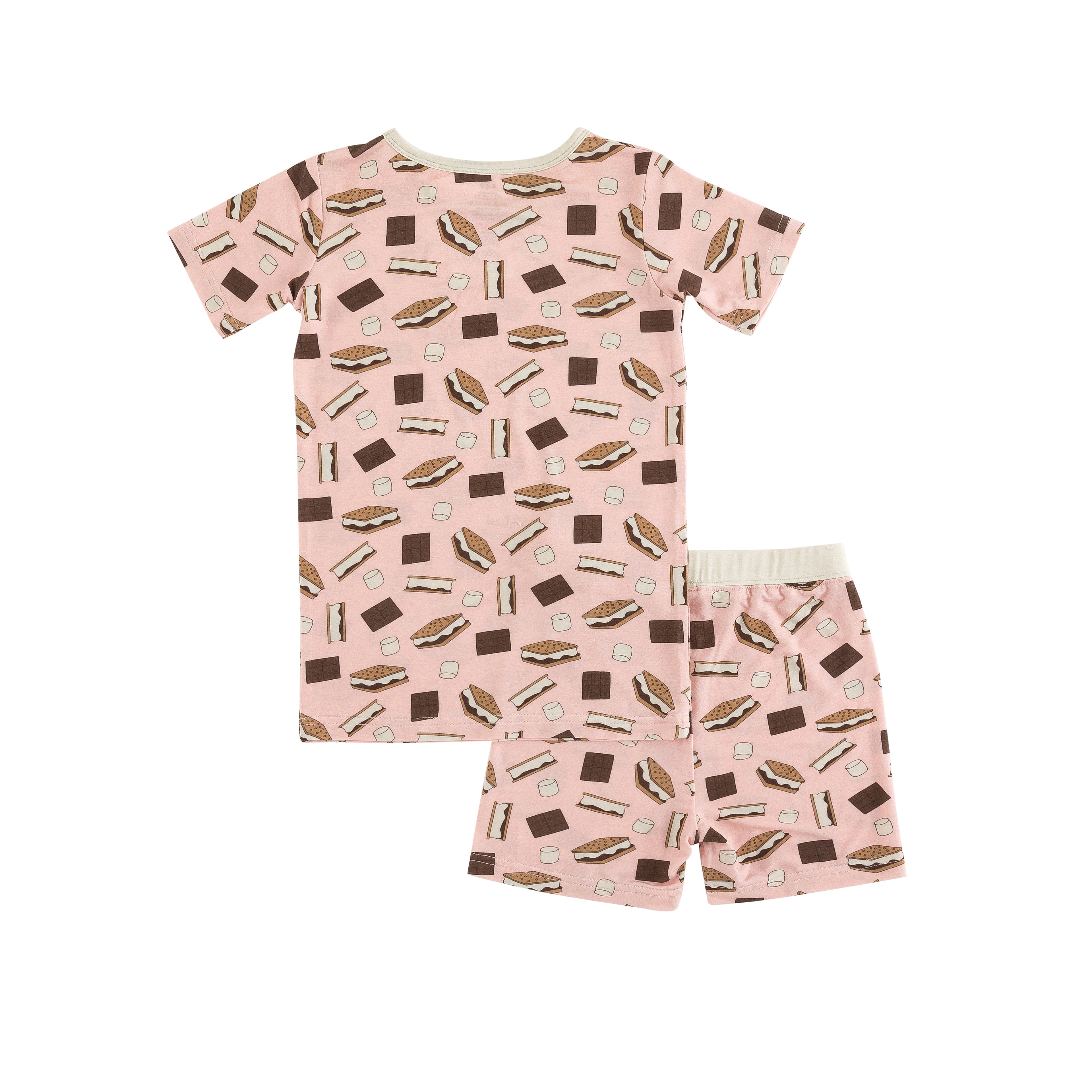 S'more to Love (Short PJ Set) - Pink Girls