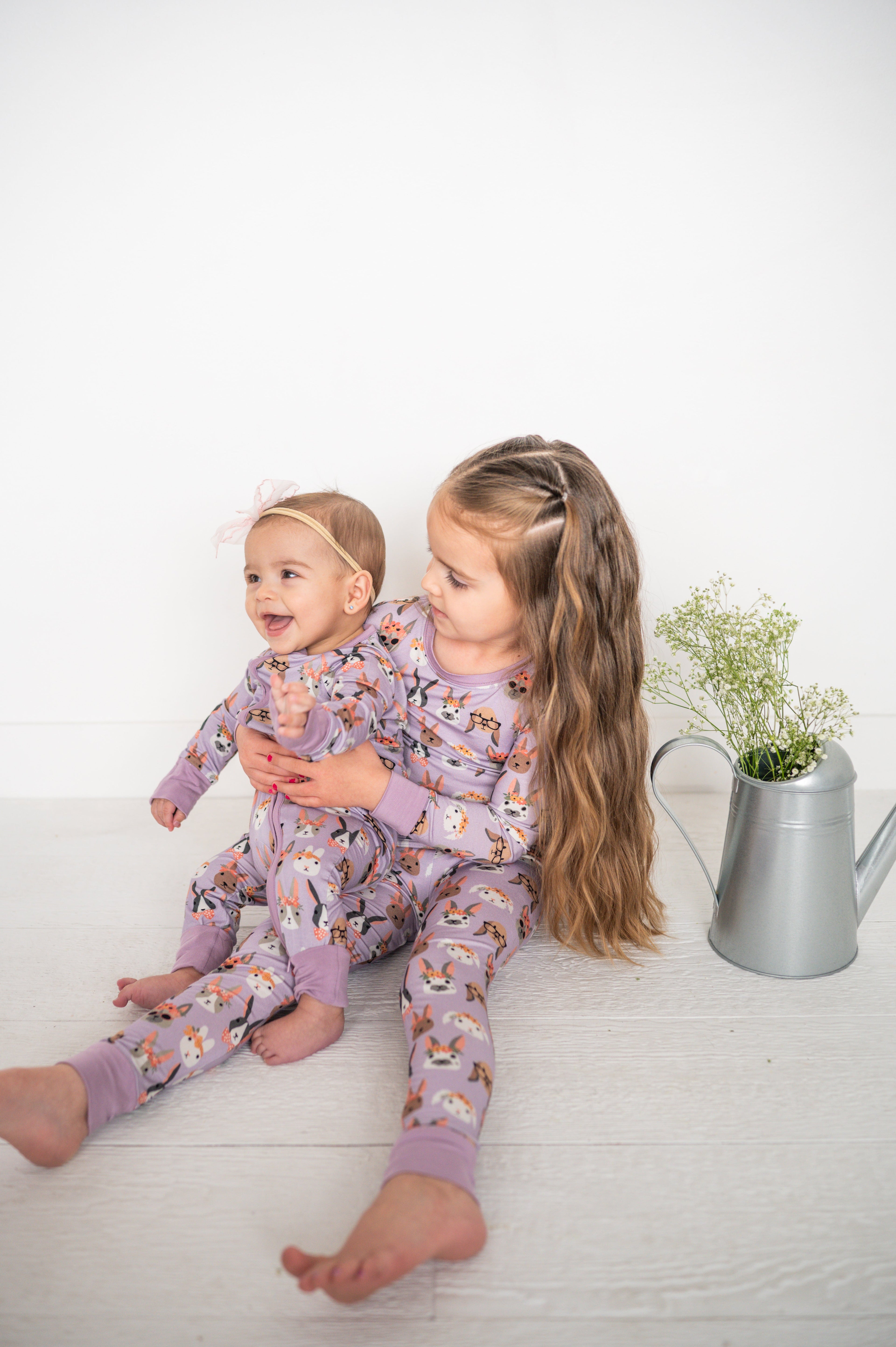 Midsummer Bunnies (Long Sleeve PJ) - Girls