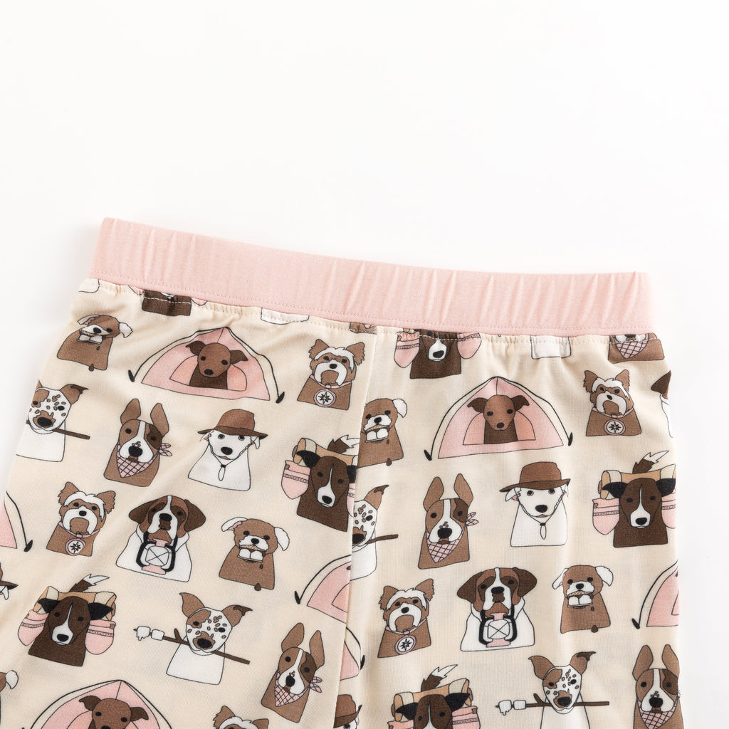Camp Paws (Short Sleeve PJ) - Pink - Girls