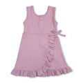 Sleeveless ruffle kids girls summer athletic dresses