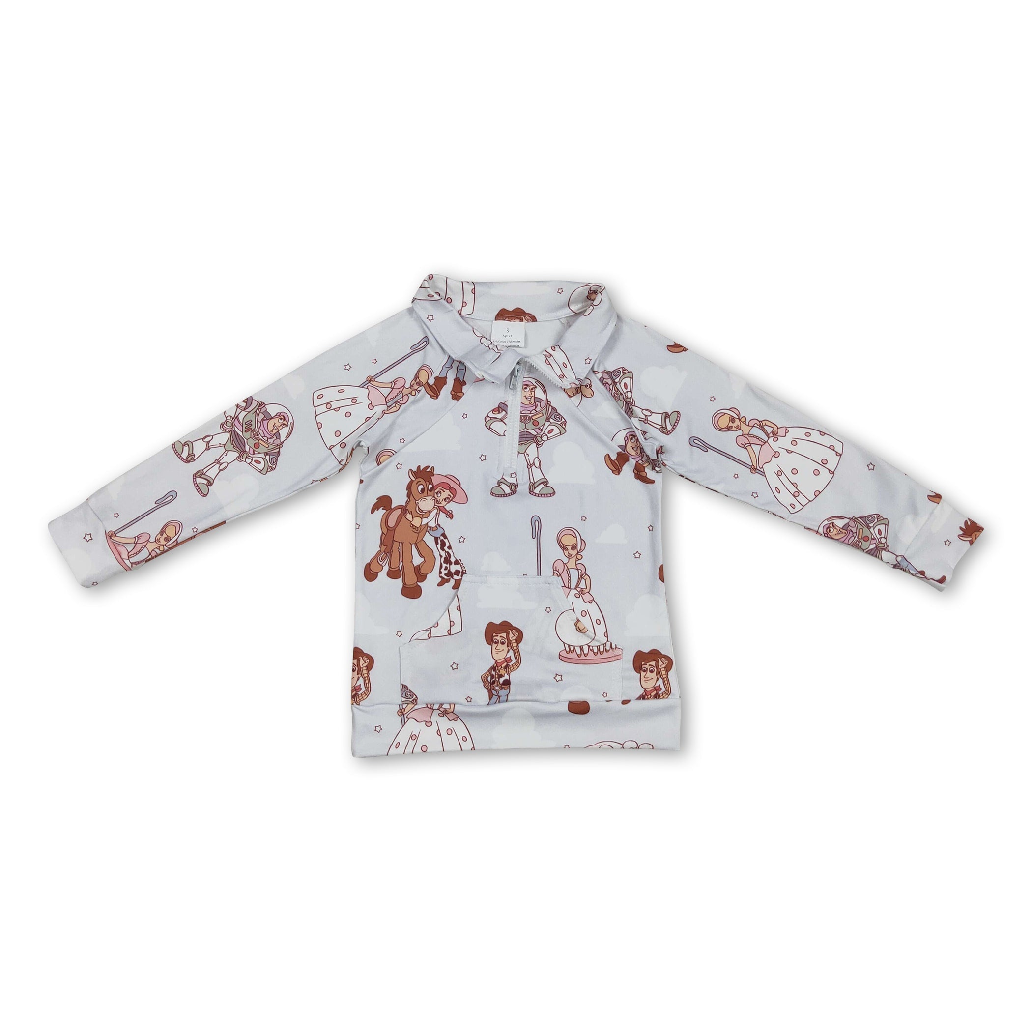 Long sleeves sheep toy baby kids pullover Boys Girls