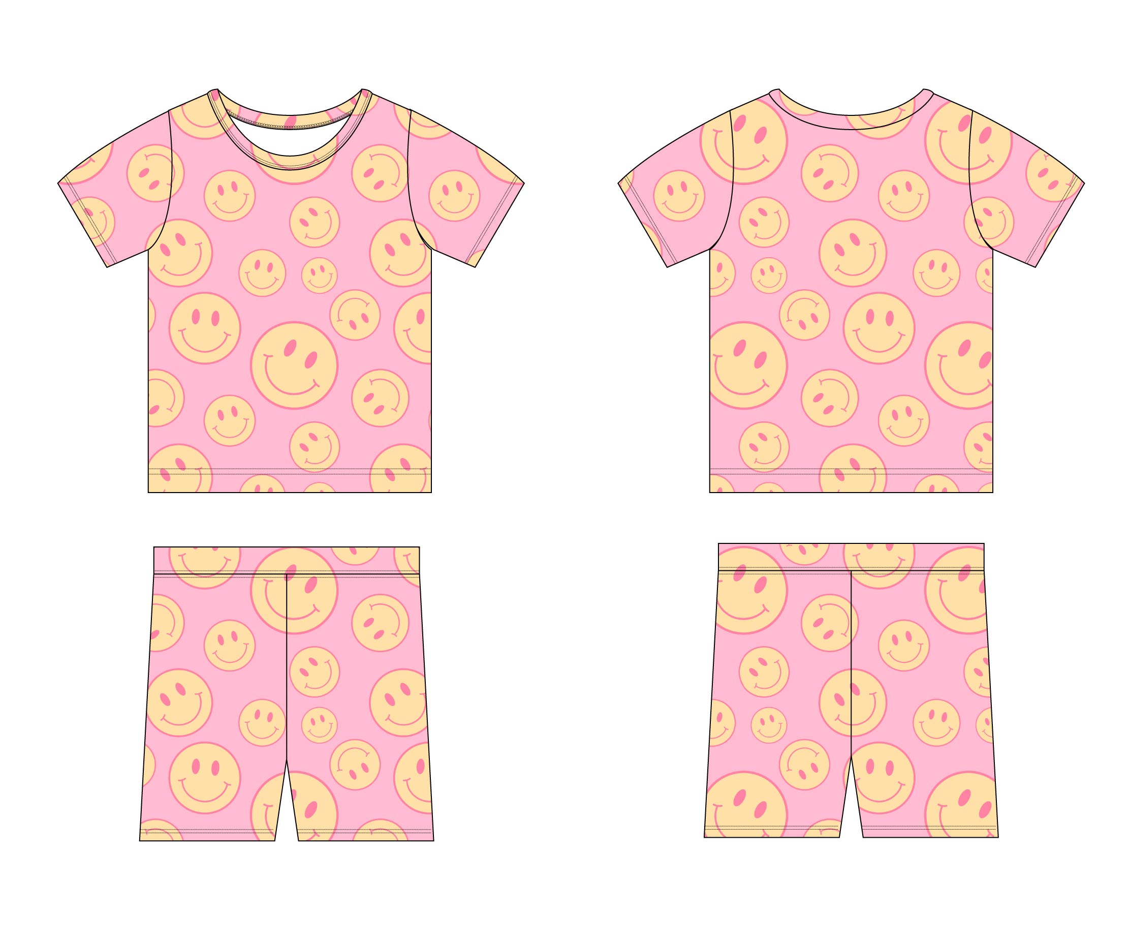 Pink Lemonade Short Set
