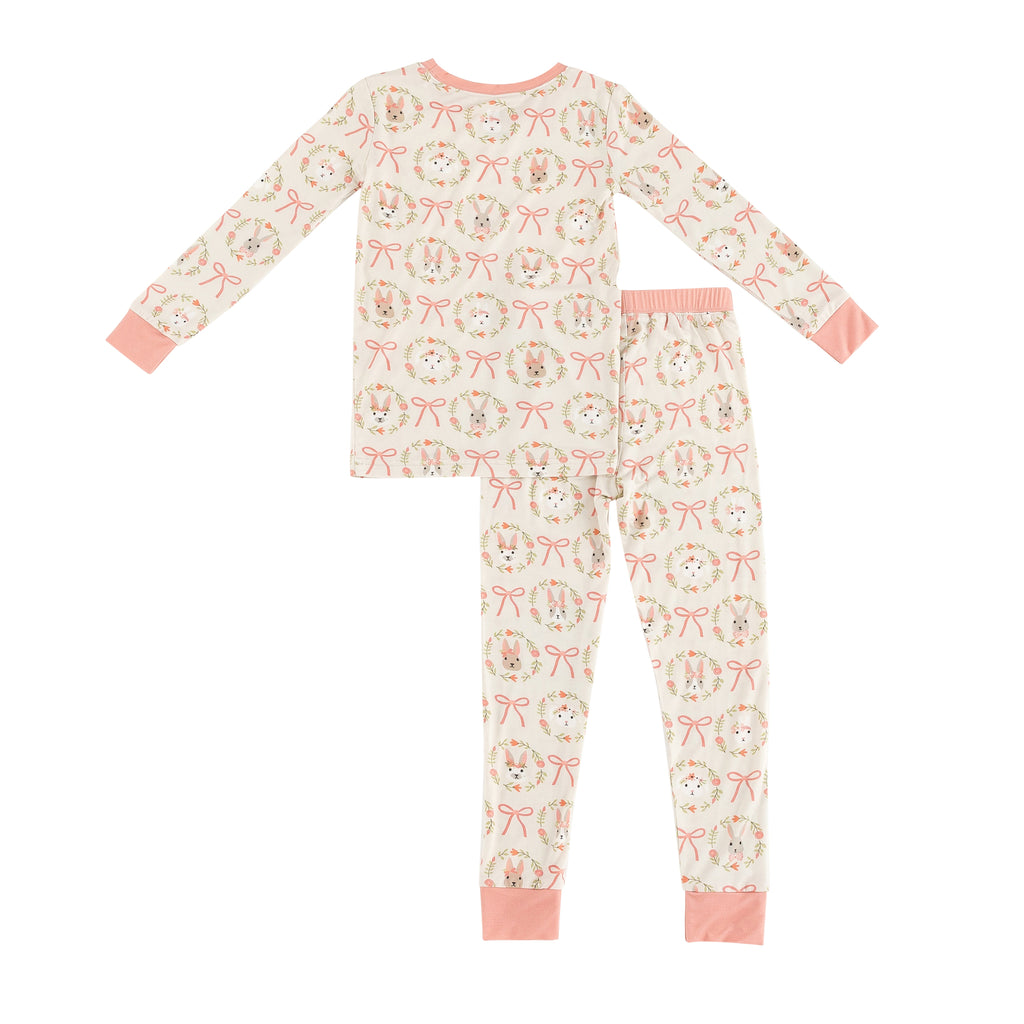 Bows & Bunnies (Long Sleeve PJ) Girls