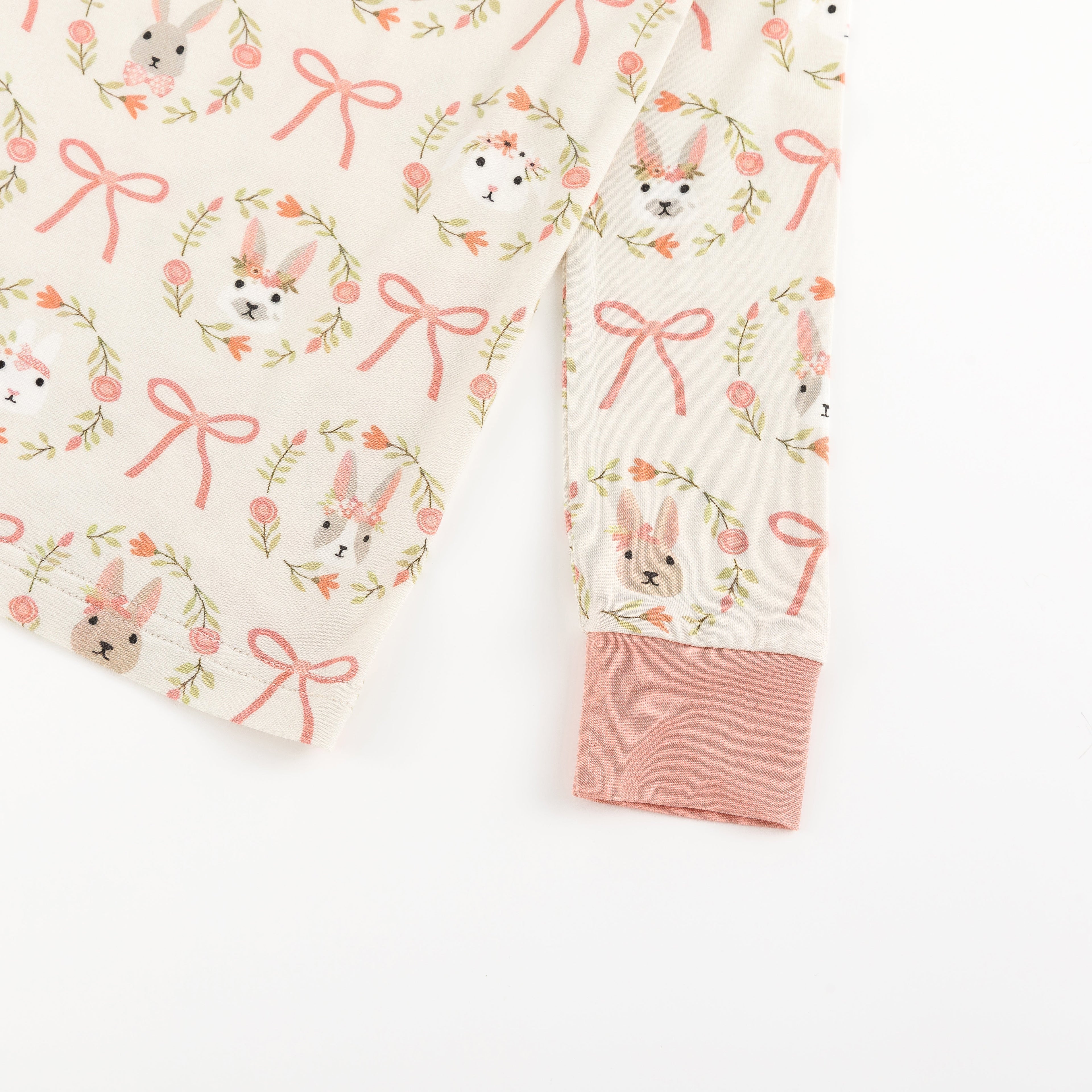 Bows & Bunnies (Long Sleeve PJ) Girls