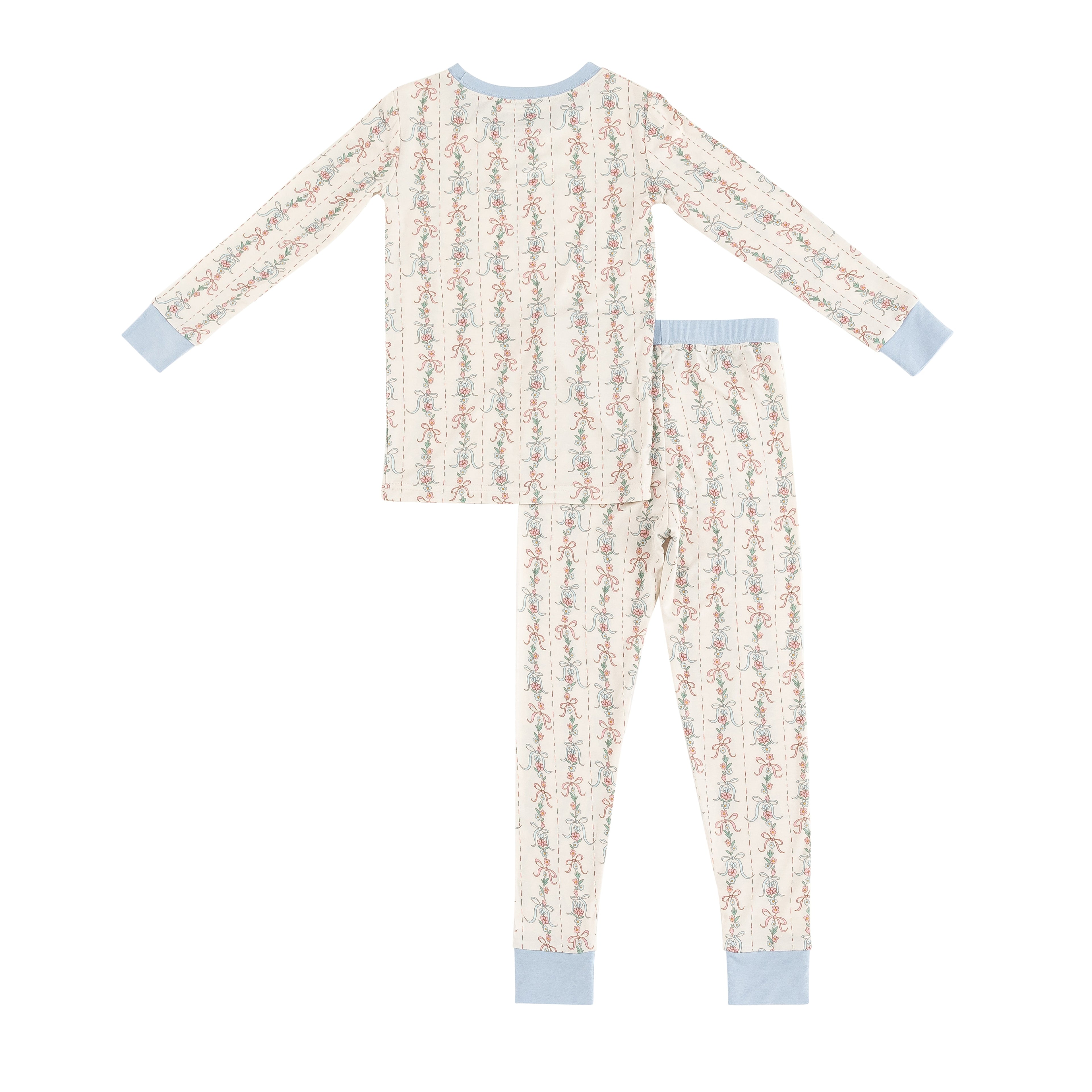 Bow Blossom (Long Sleeve PJ) - Girls