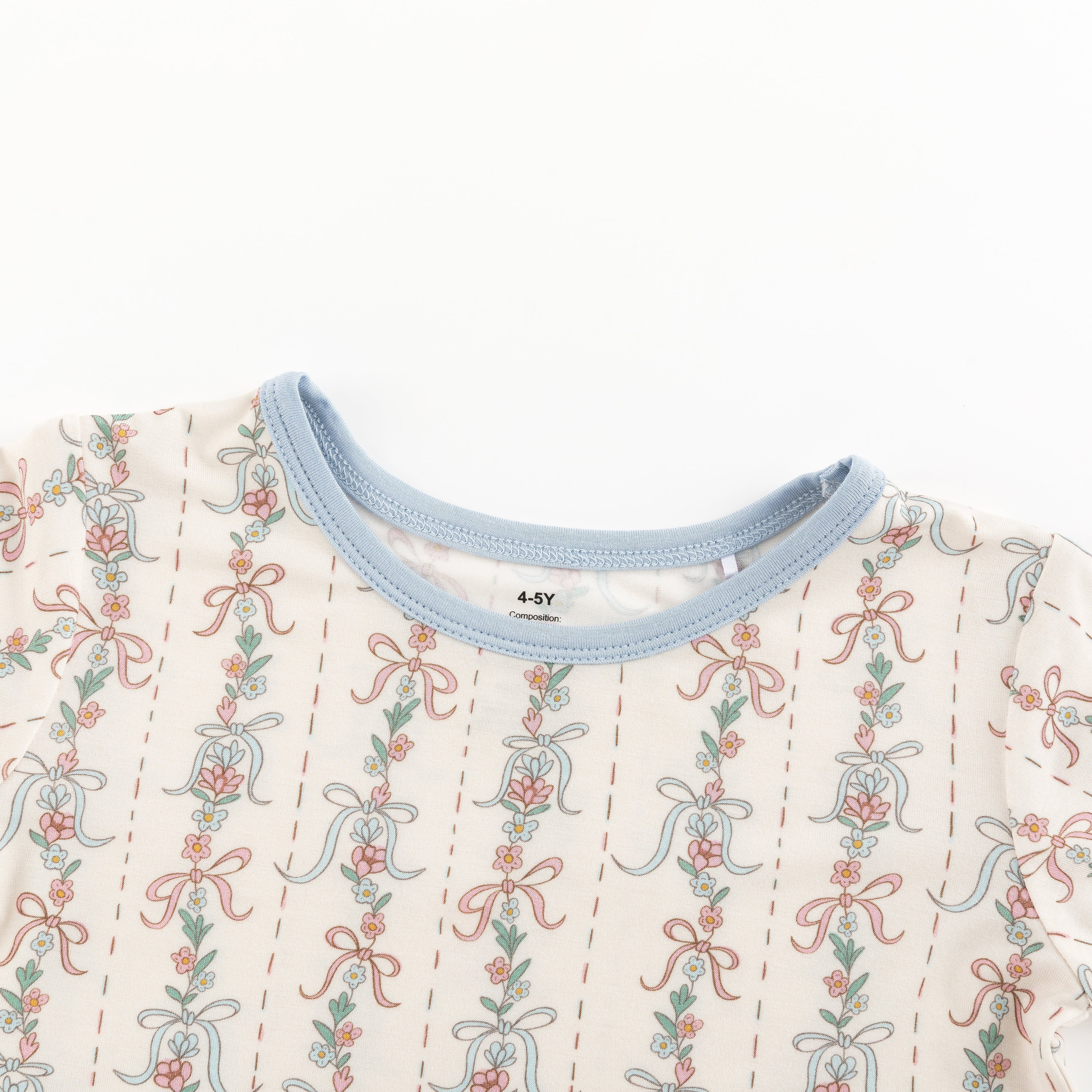 Bow Blossom (Long Sleeve PJ) - Girls