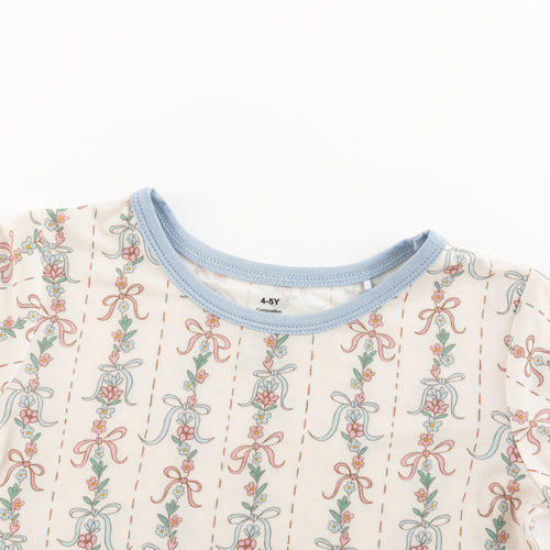 Bow Blossom (Long Sleeve PJ) - Girls