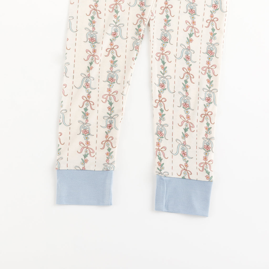 Bow Blossom (Long Sleeve PJ) - Girls