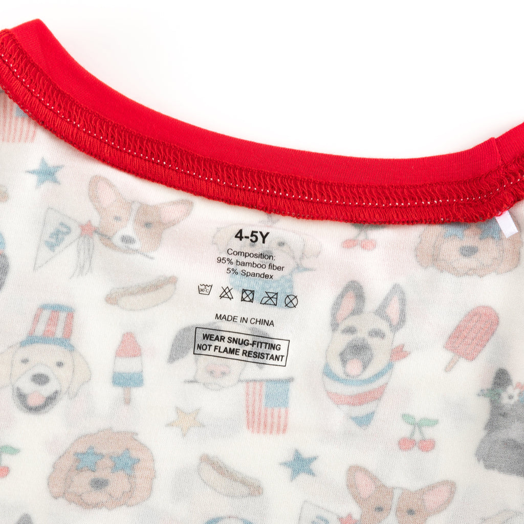 Freedom Dogs (Long Sleeve PJ) - Girls Boys