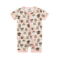Camp Paws (Romper) - Pink - Girls