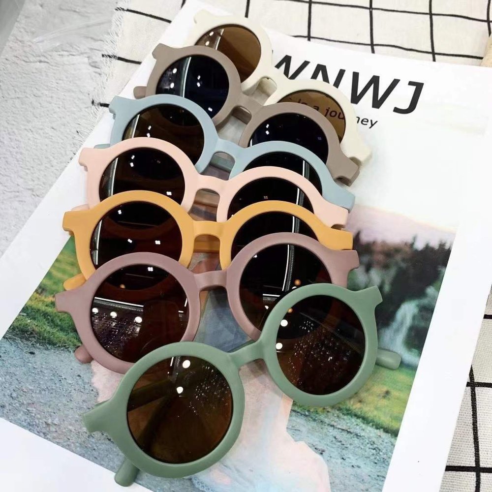 Retro Kids Sunglasses – UV 400 Protection Vintage Shades for Toddlers & Kids| Vintage Boys Girls