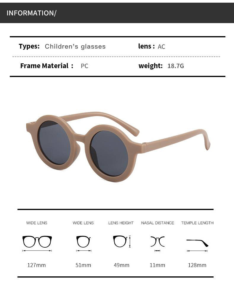 Retro Kids Sunglasses – UV 400 Protection Vintage Shades for Toddlers & Kids| Vintage Boys Girls