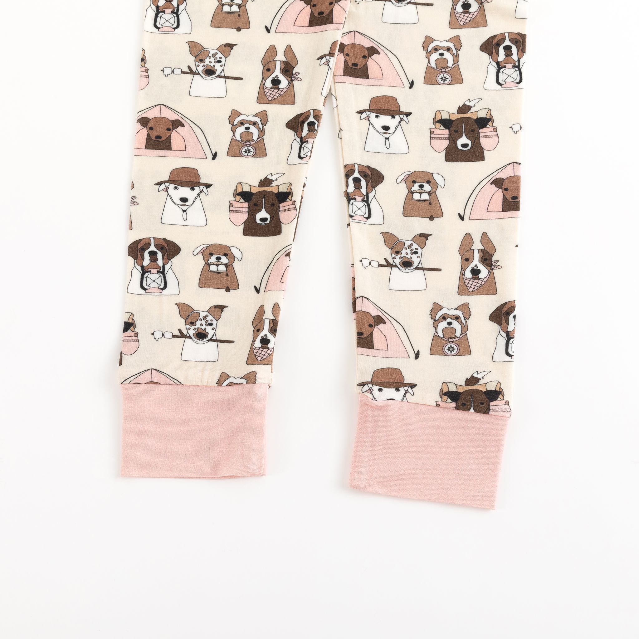 Camp Paws (Short Sleeve PJ) - Pink - Girls