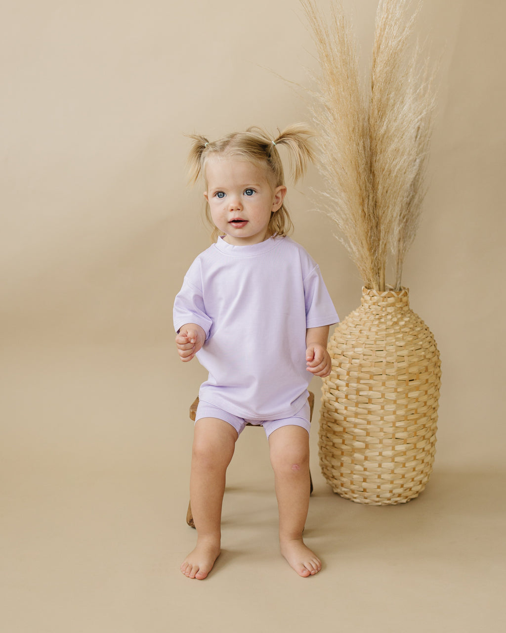 Bamboo Tee & Bike Shorts - sold as separates Boys Girls