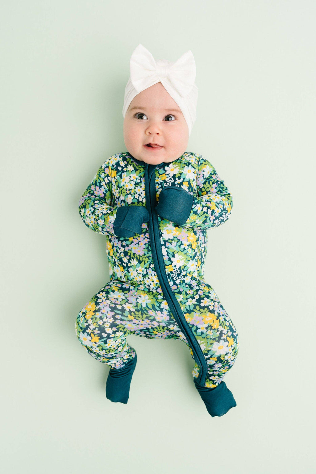 Breezy Floral Bamboo Sleeper Girls