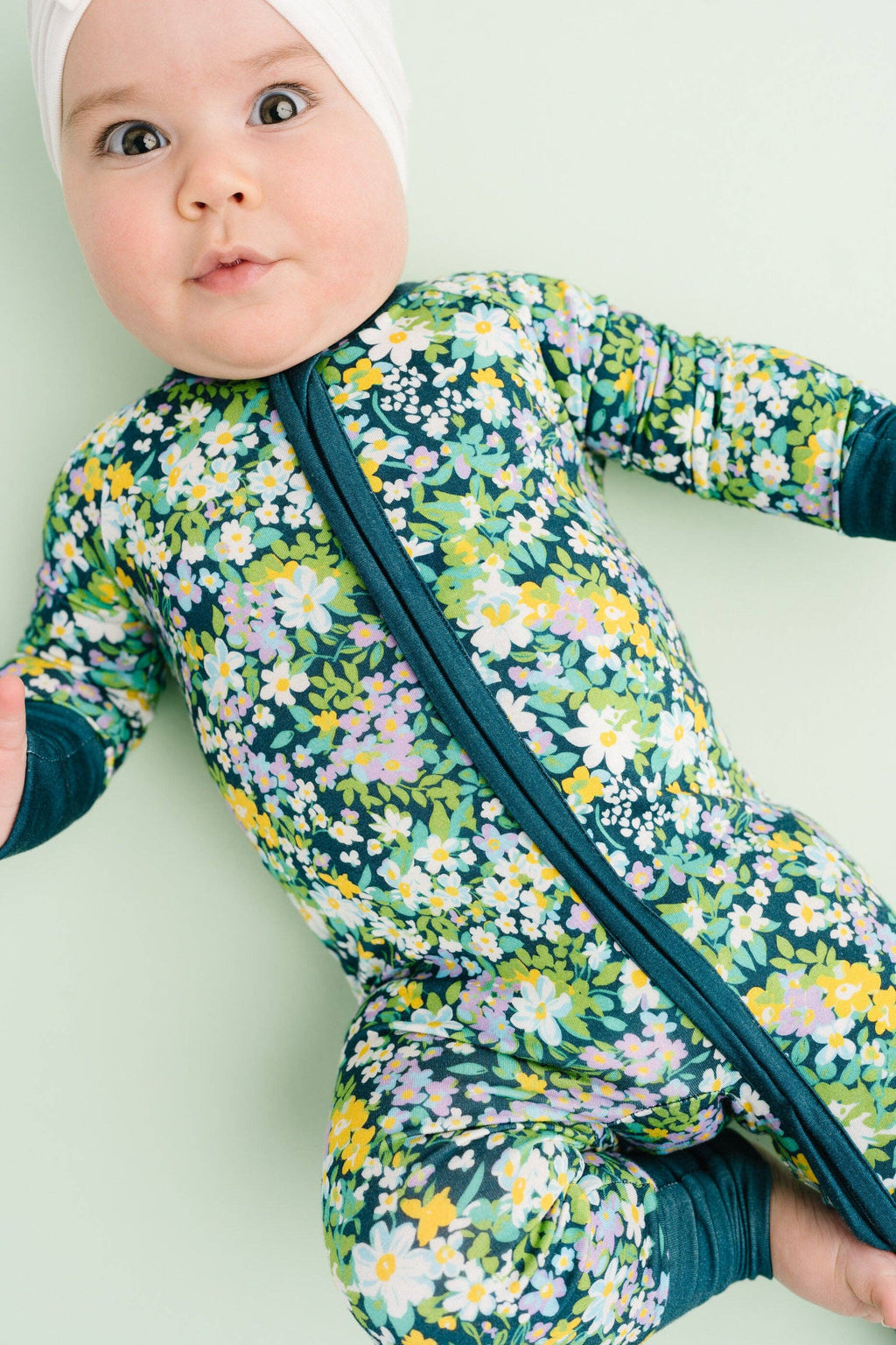 Breezy Floral Bamboo Sleeper Girls