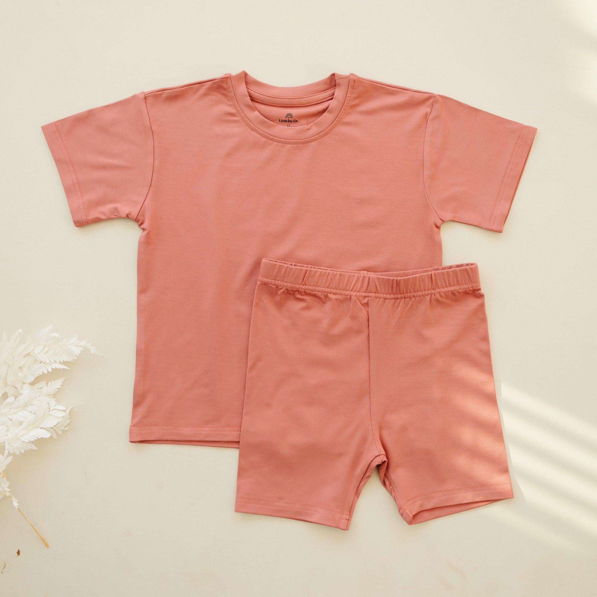 Bamboo Tee & Bike Shorts - sold as separates Boys Girls