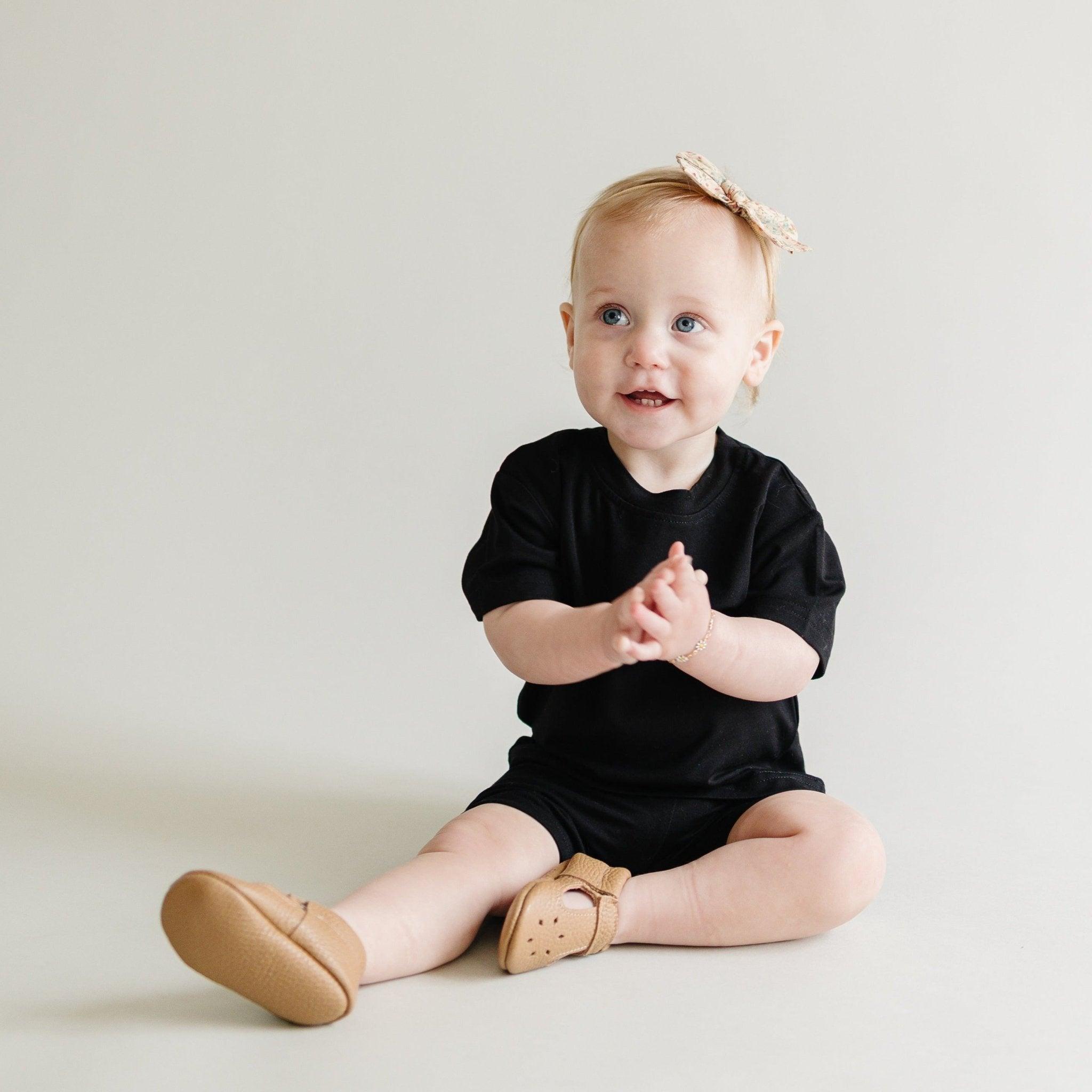 Bamboo Tee & Bike Shorts - sold as separates Boys Girls