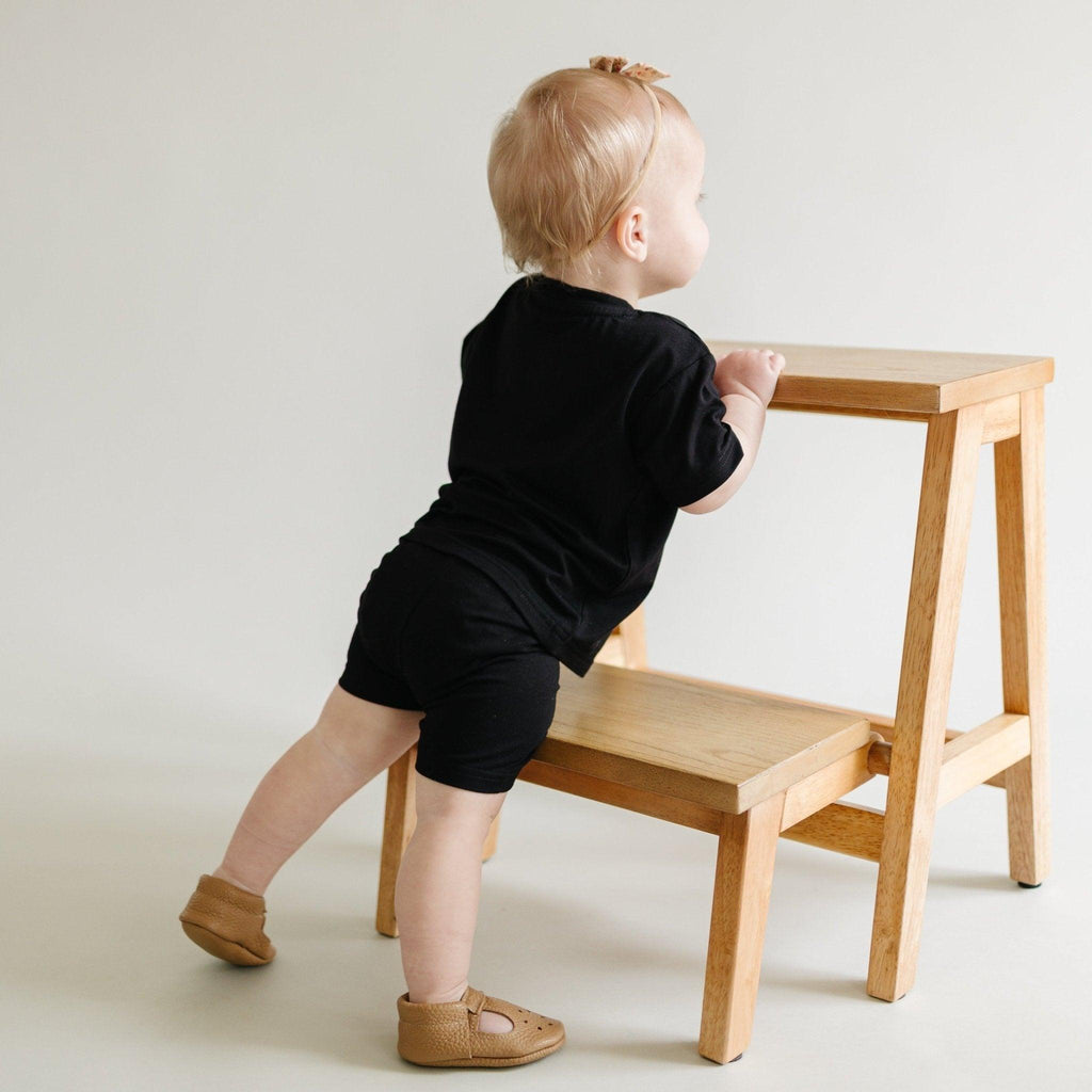 Bamboo Tee & Bike Shorts - sold as separates Boys Girls