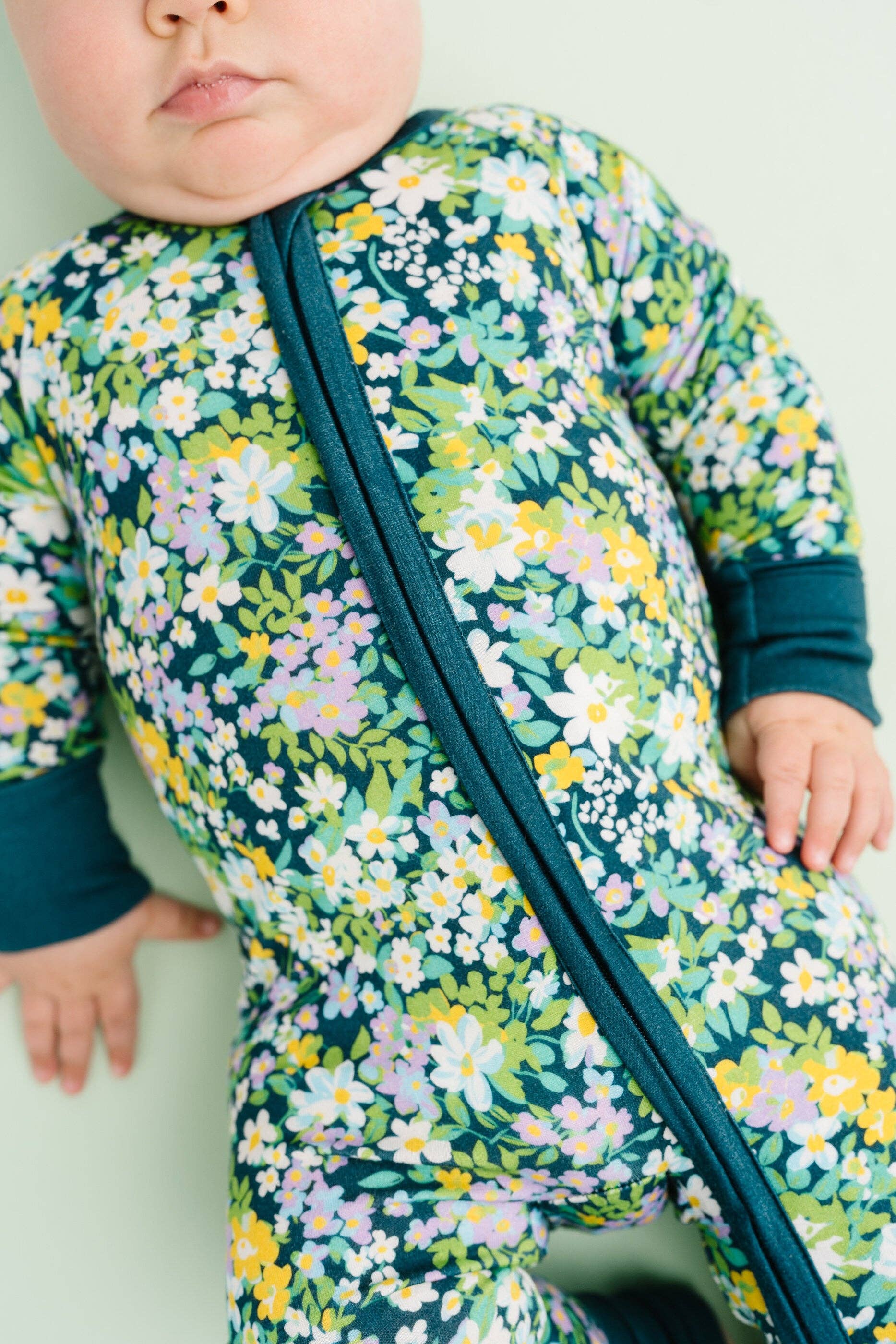 Breezy Floral Bamboo Sleeper Girls